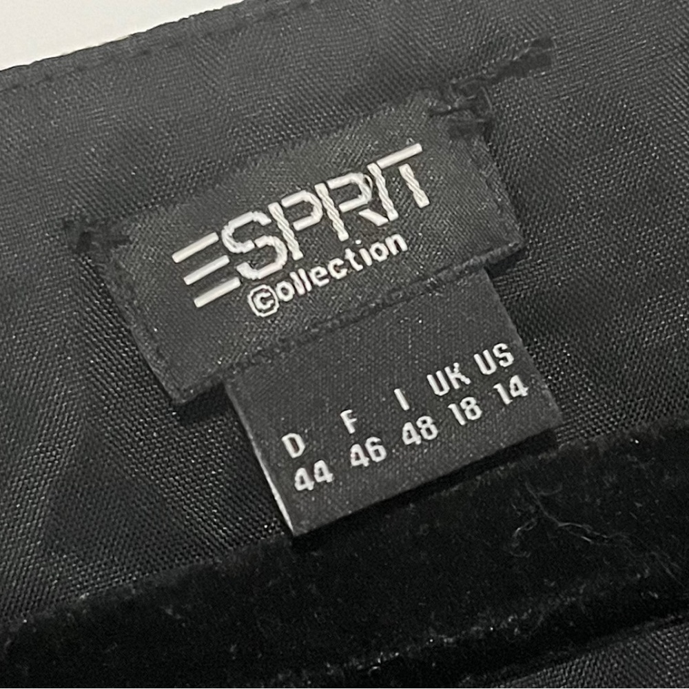 Esprit Black and White Patterned Dress Size 14 - Picture 5 of 5